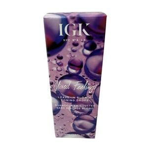 IGK Mixed Feelings‎ Leave-In Blonde Toning Drops 30ml Vegan Purple Pigment
